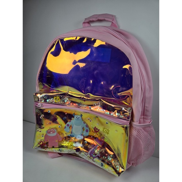 Monsters Inc Pink Girls Full size‎ Backpack School Bag Clean. Disney (1 missing) main image 7